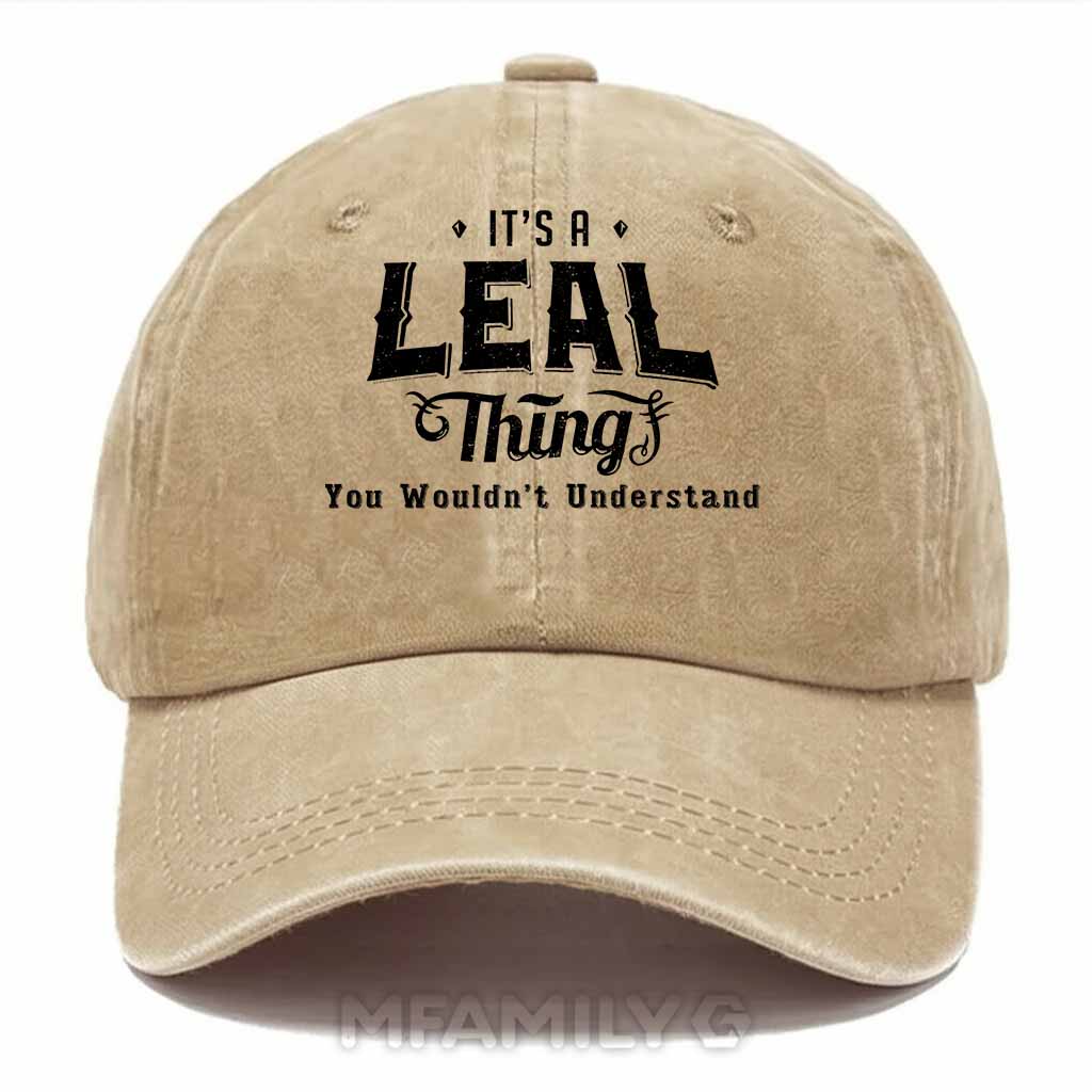 Leal Thing Washed Baseball Cap