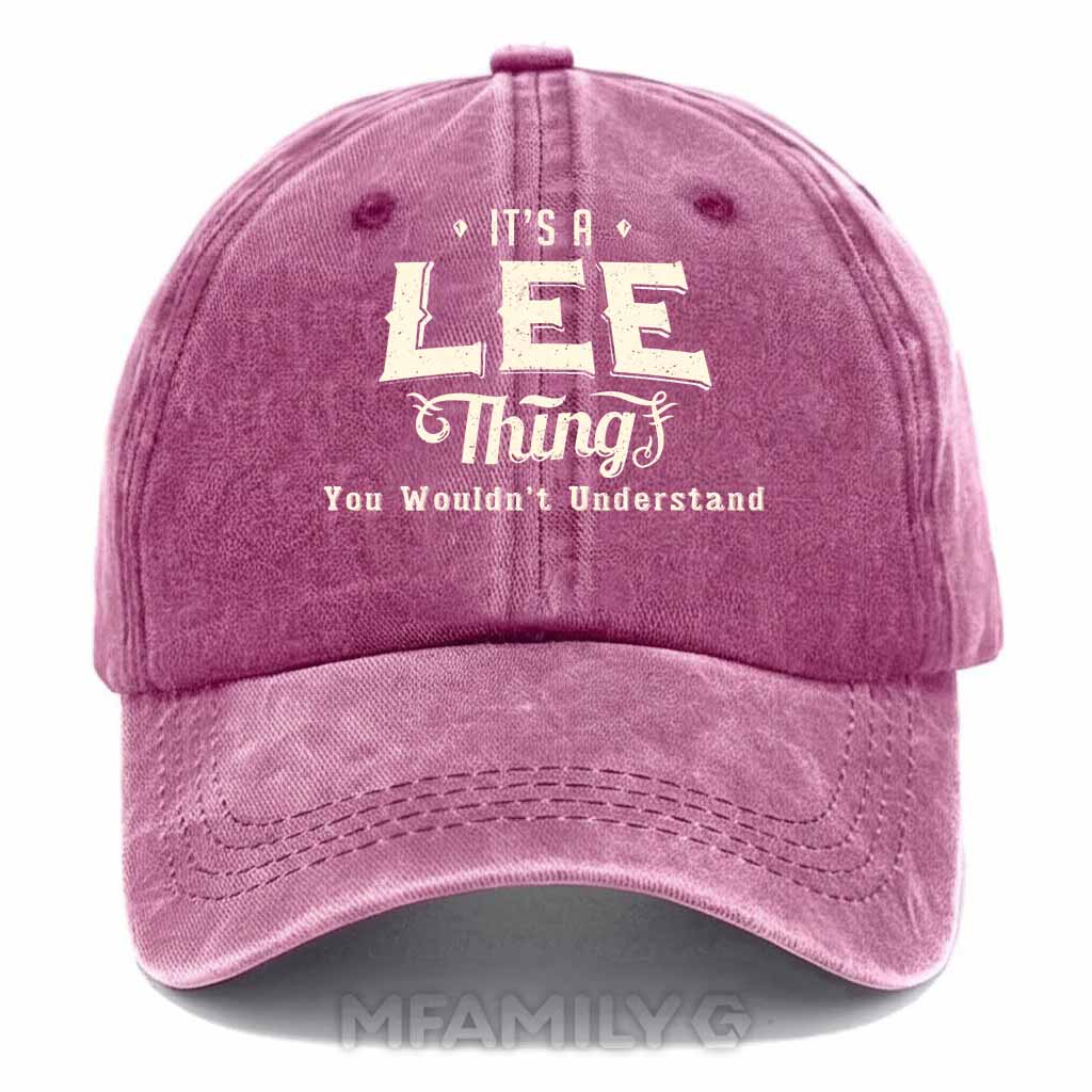 Lee Thing Washed Baseball Cap