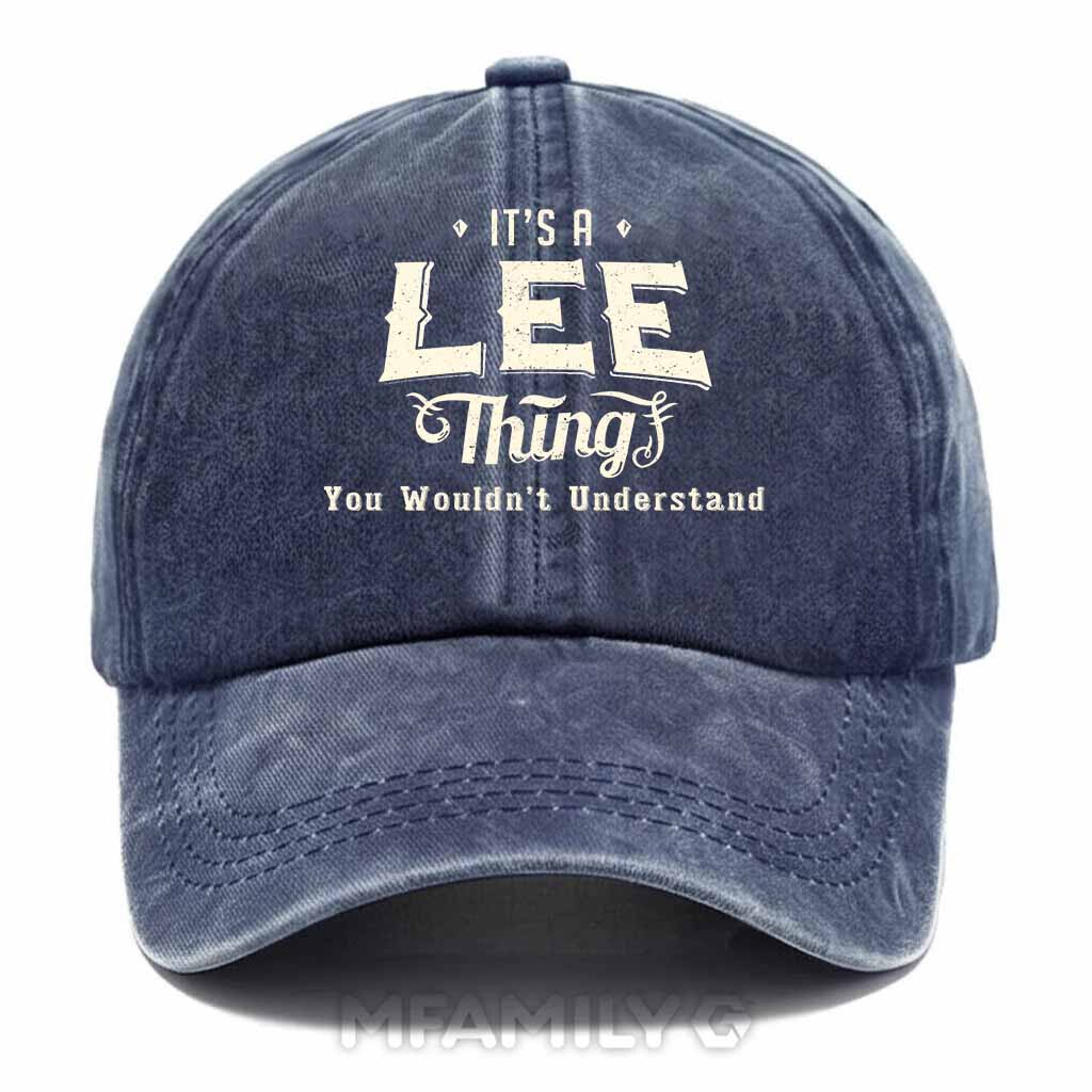 Lee Thing Washed Baseball Cap