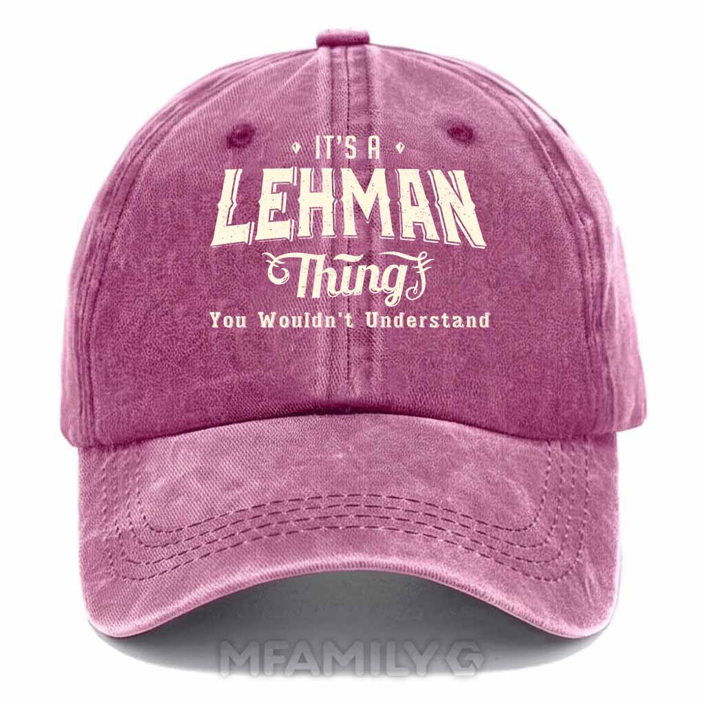 Lehman Thing Washed Baseball Cap