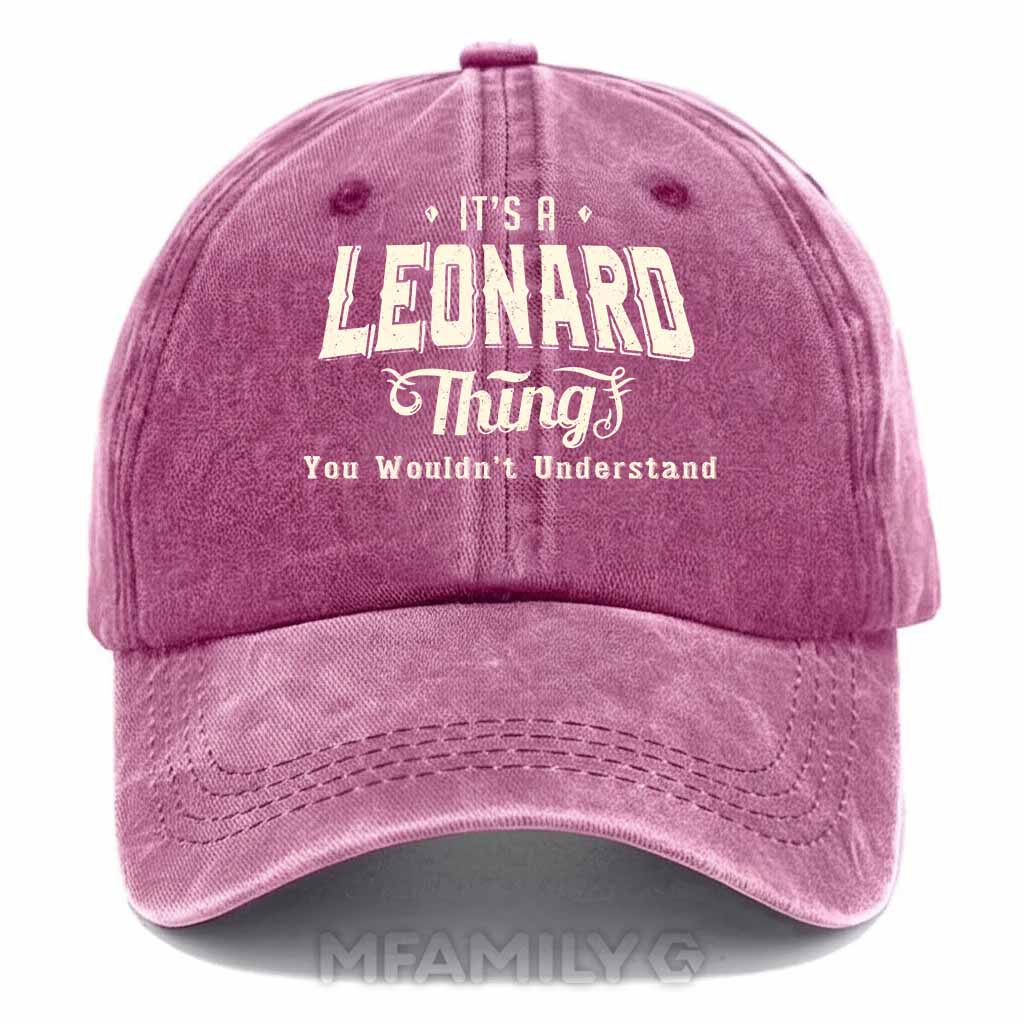 Leonard Thing Washed Baseball Cap