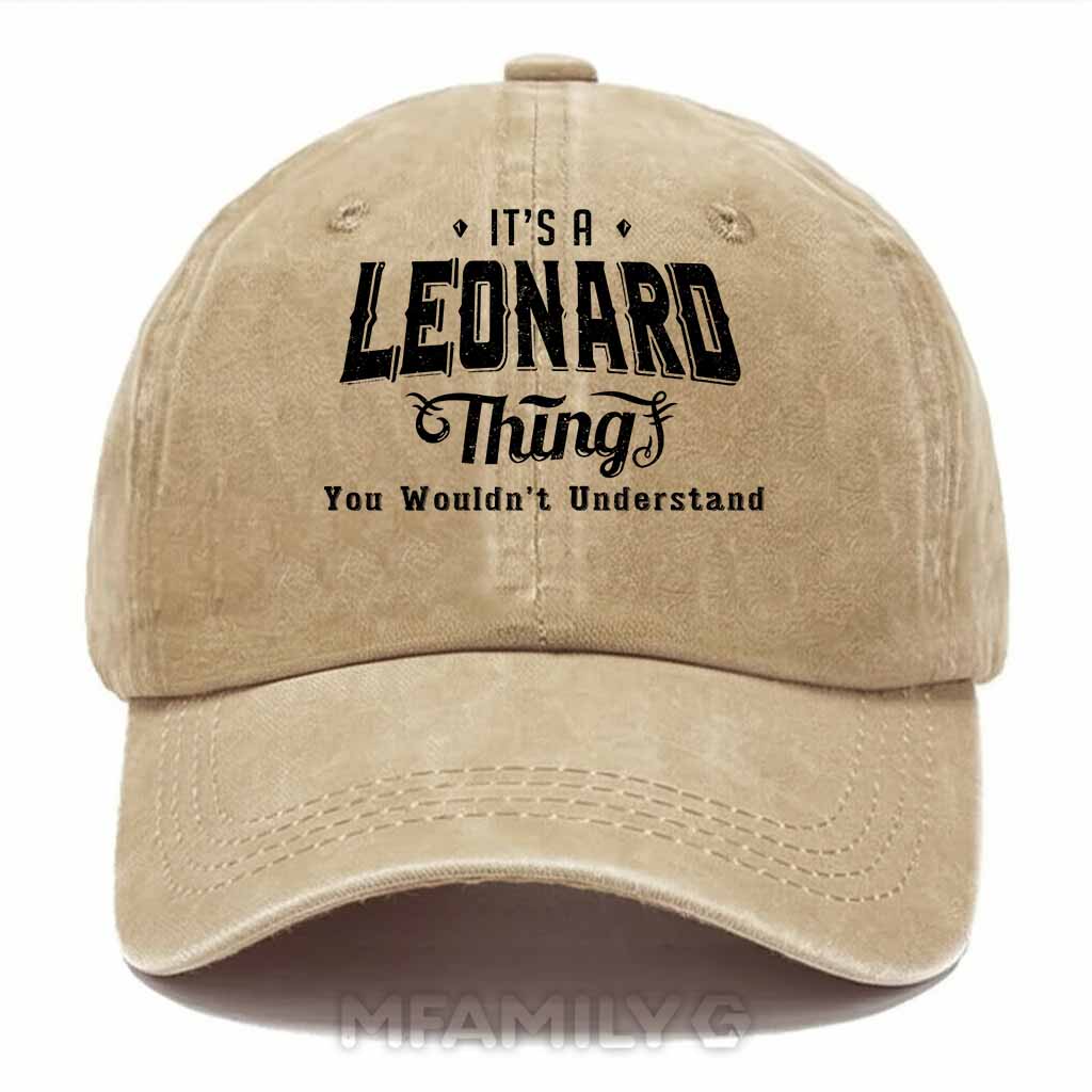 Leonard Thing Washed Baseball Cap