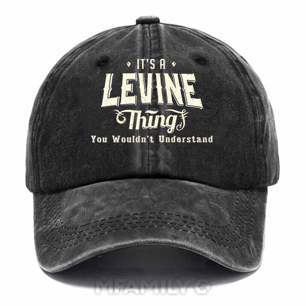 Levine Thing Washed Baseball Cap