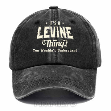 Levine Thing Washed Baseball Cap