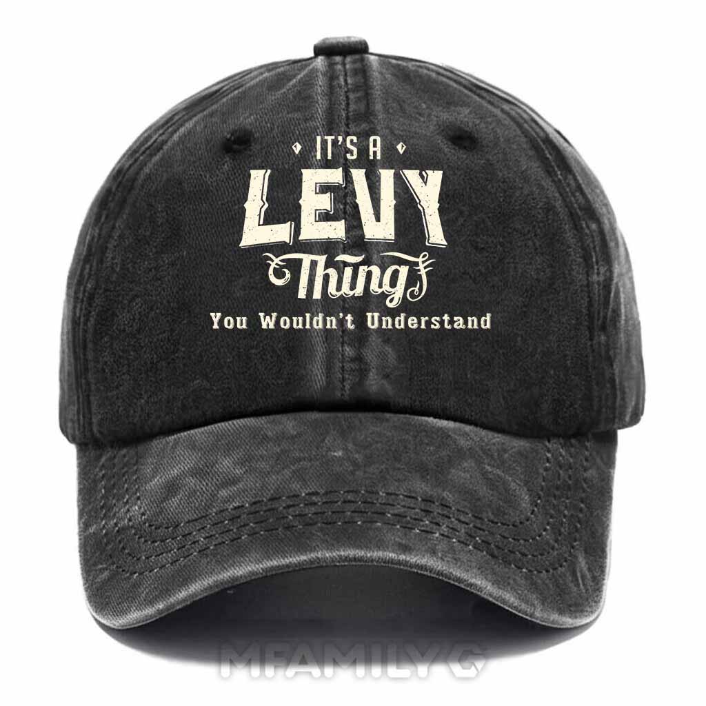 Levy Thing Washed Baseball Cap