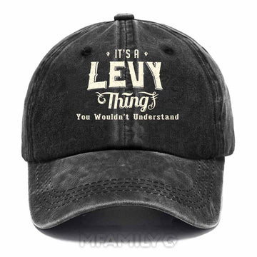 Levy Thing Washed Baseball Cap