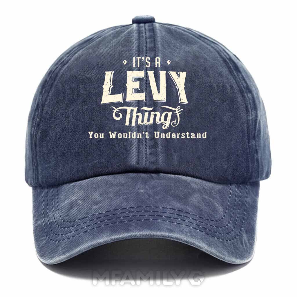 Levy Thing Washed Baseball Cap