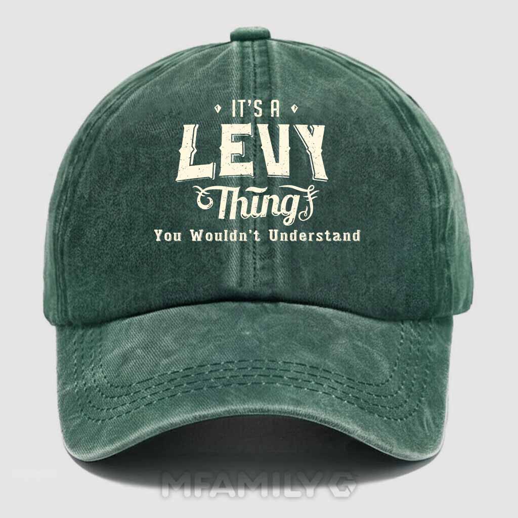 Levy Thing Washed Baseball Cap