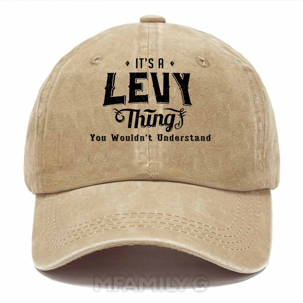 Levy Thing Washed Baseball Cap
