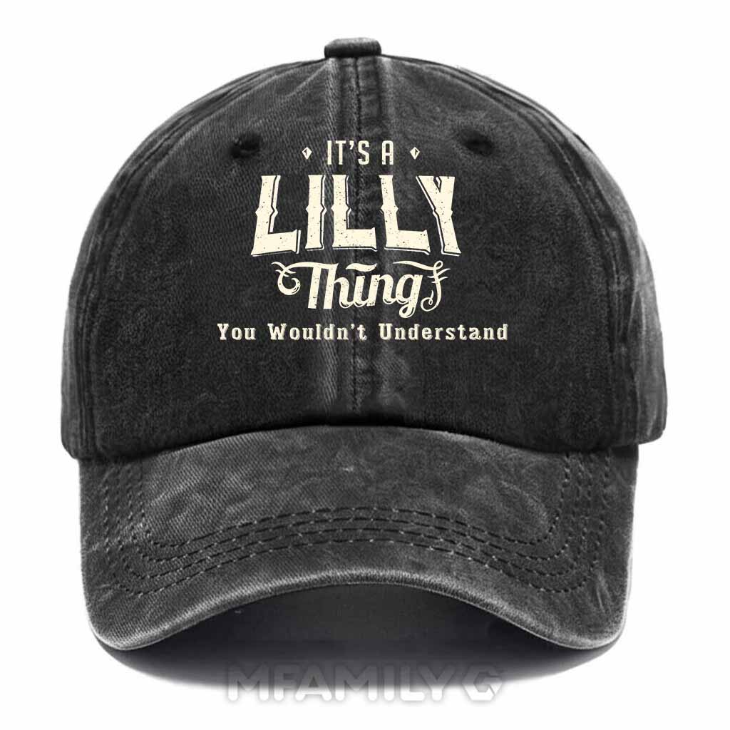 Lilly Thing Washed Baseball Cap