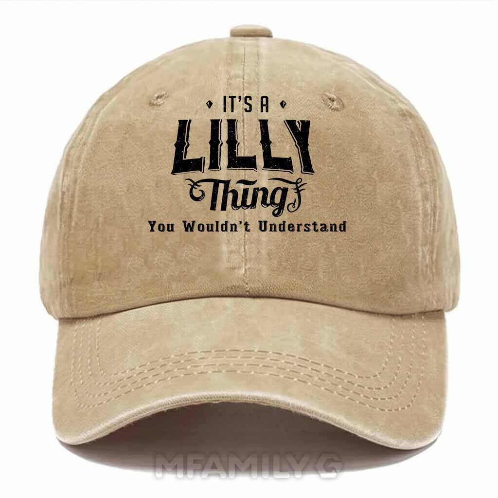 Lilly Thing Washed Baseball Cap