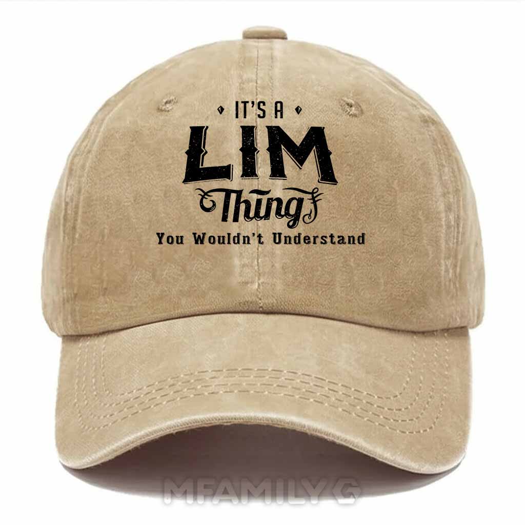 Lim Thing Washed Baseball Cap
