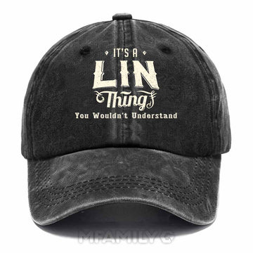 Lin Thing Washed Baseball Cap