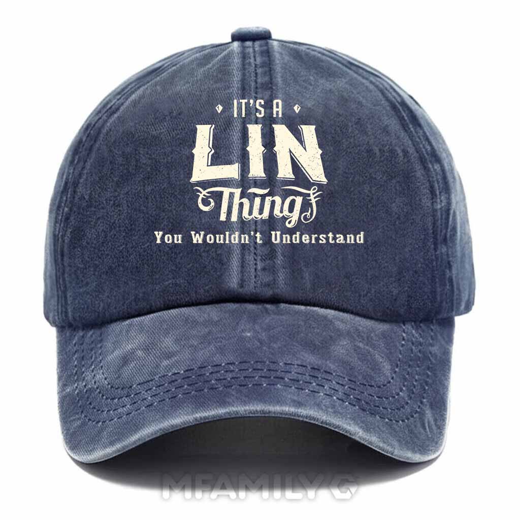 Lin Thing Washed Baseball Cap
