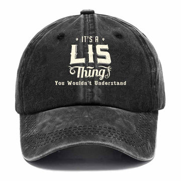Lis Thing Washed Baseball Cap