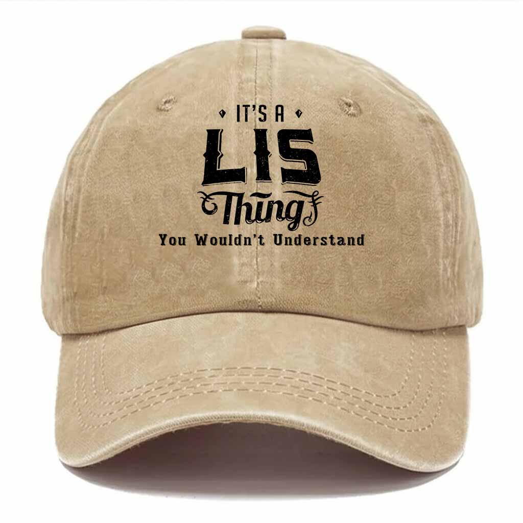 Lis Thing Washed Baseball Cap