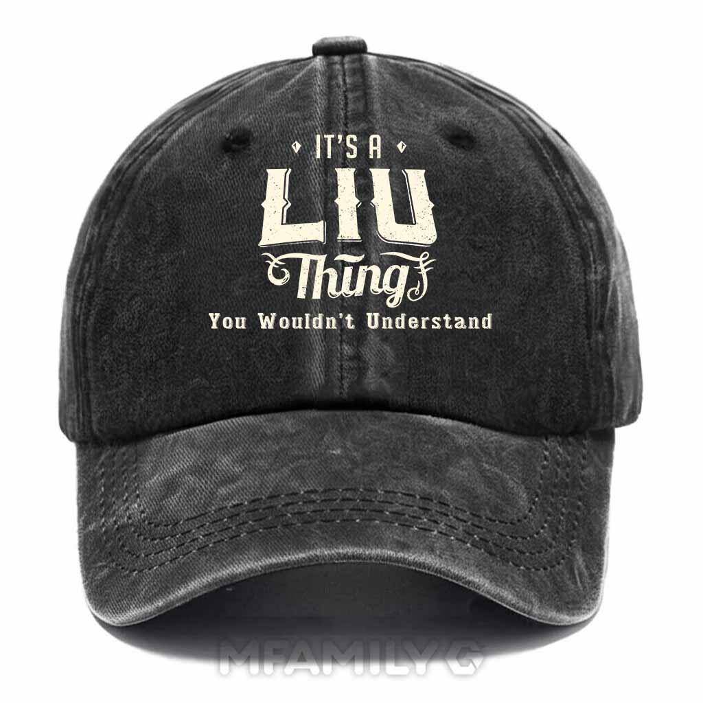 Liu Thing Washed Baseball Cap
