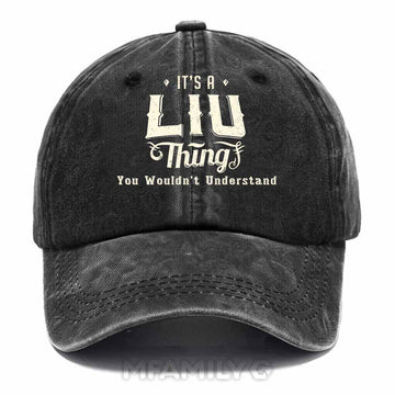Liu Thing Washed Baseball Cap