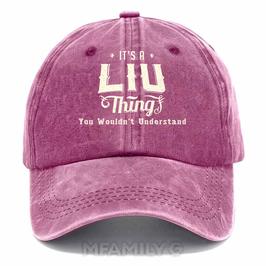 Liu Thing Washed Baseball Cap