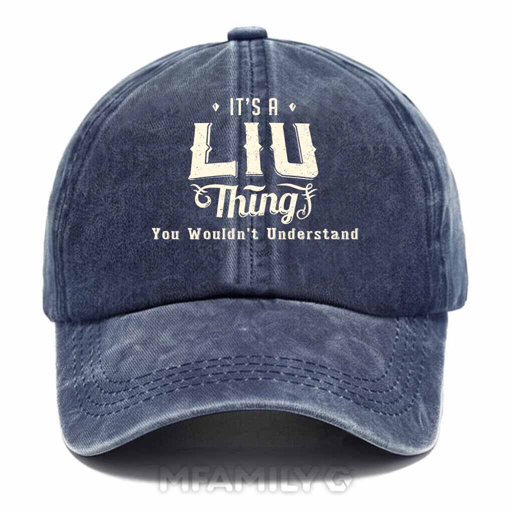 Liu Thing Washed Baseball Cap