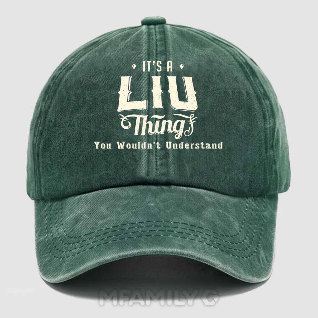 Liu Thing Washed Baseball Cap