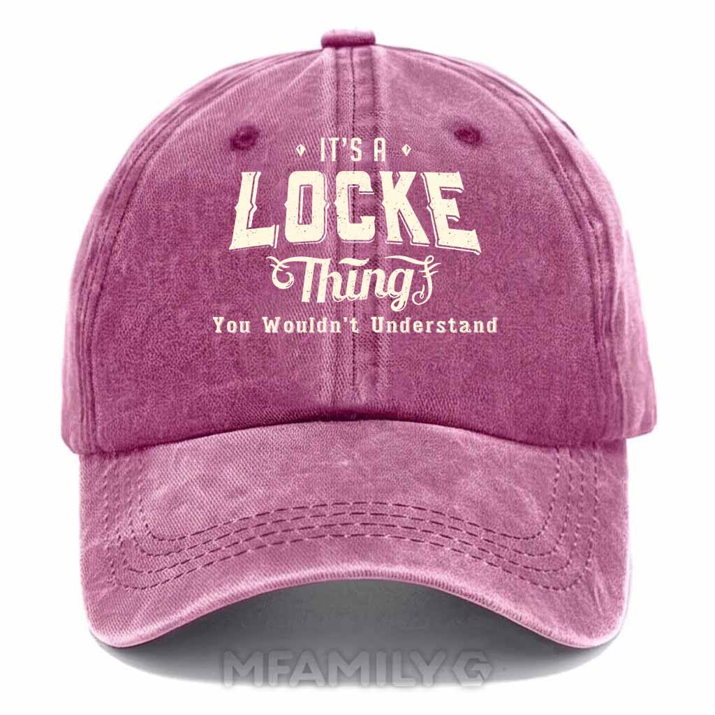 Locke Thing Washed Baseball Cap