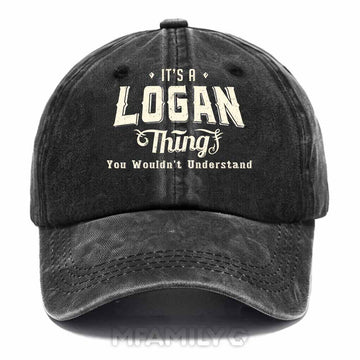 Logan Thing Washed Baseball Cap
