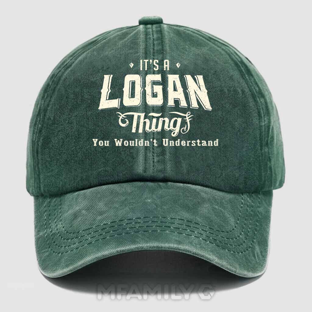Logan Thing Washed Baseball Cap