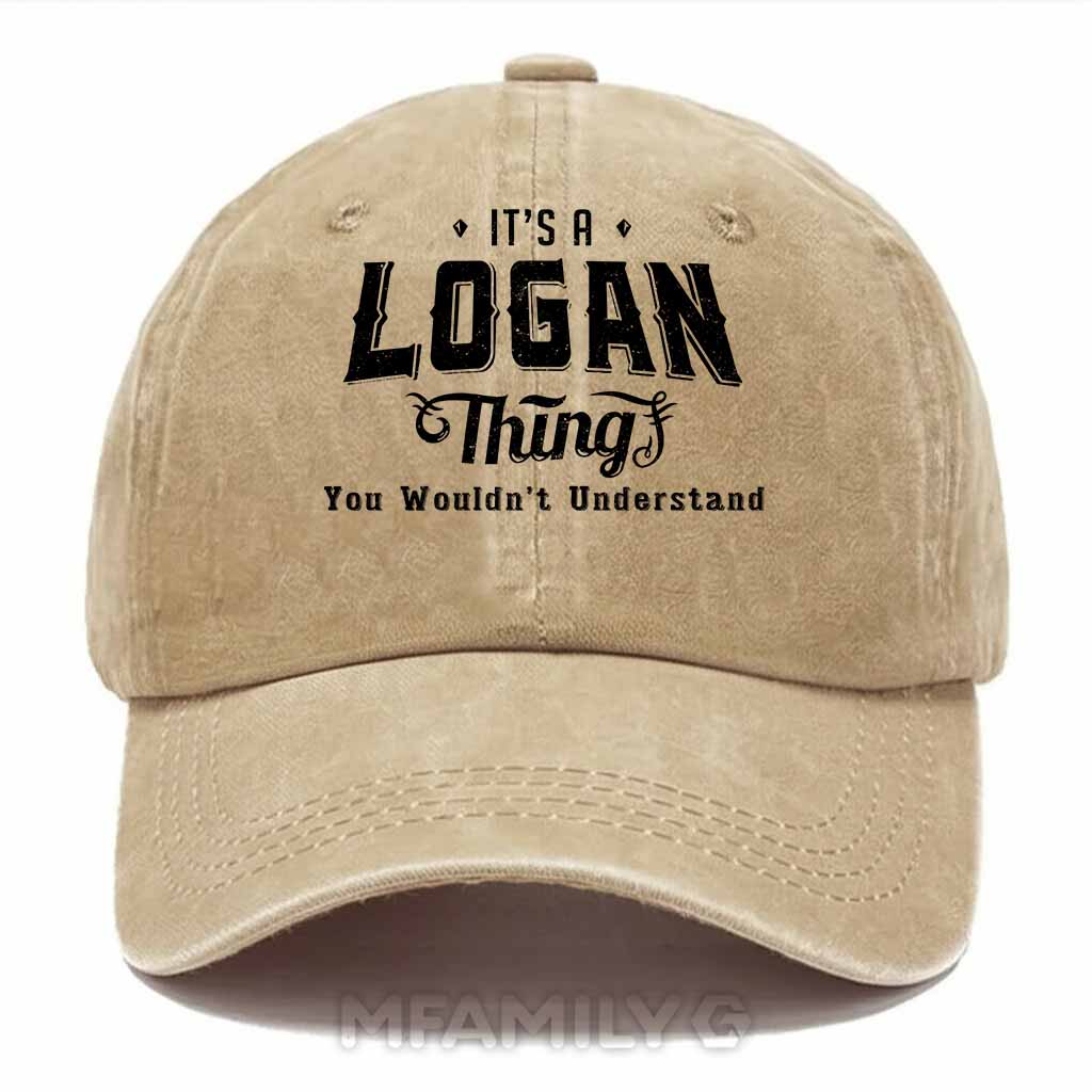 Logan Thing Washed Baseball Cap