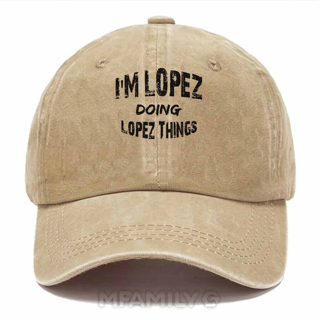 Lopez Doing Lopez Things Washed Baseball Cap
