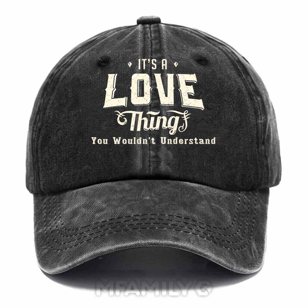 Love Thing Washed Baseball Cap