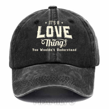 Love Thing Washed Baseball Cap