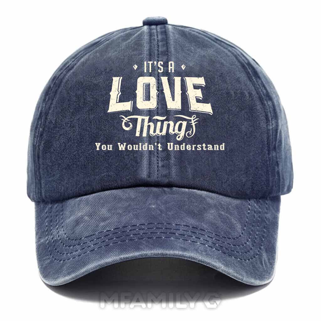Love Thing Washed Baseball Cap