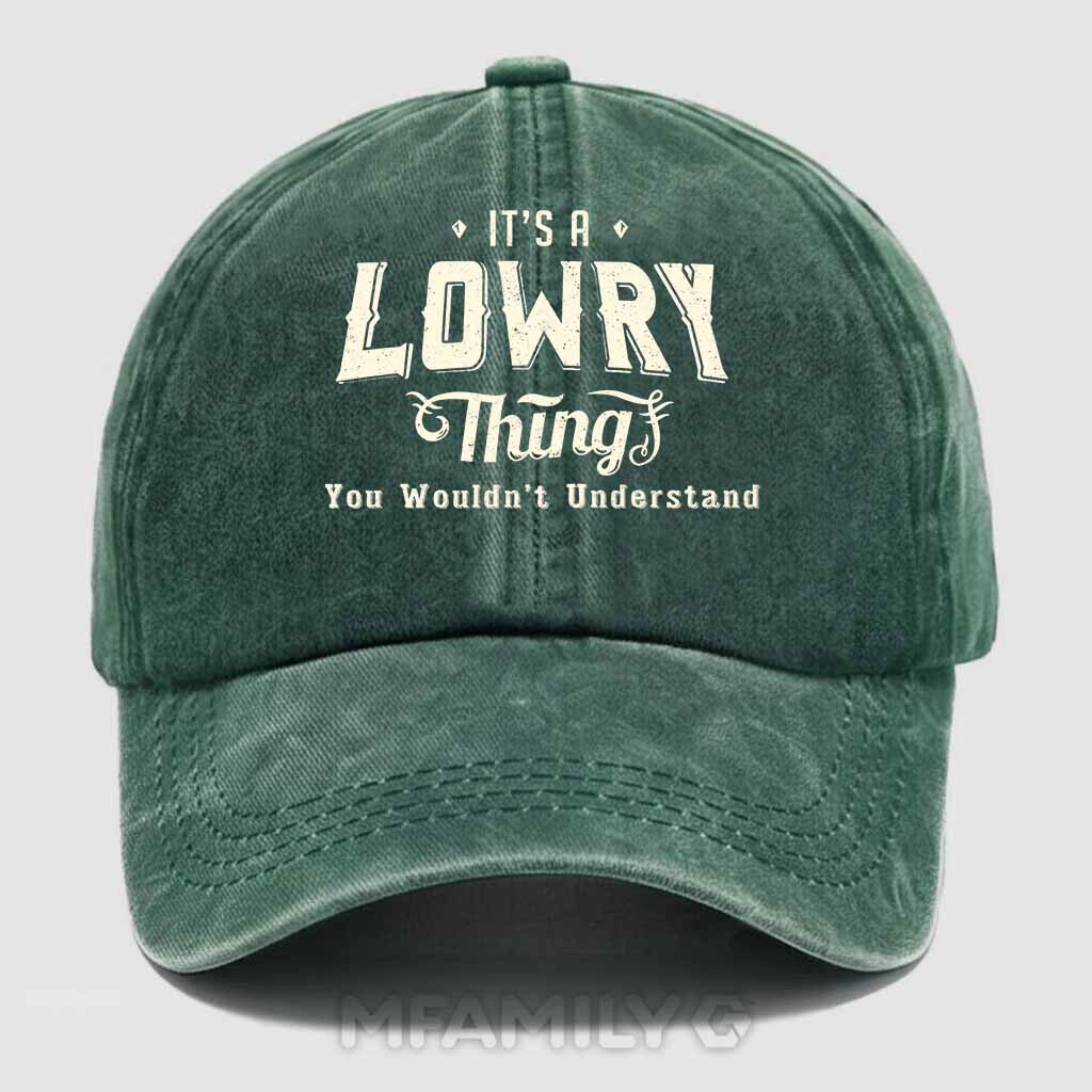 Lowry Thing Washed Baseball Cap