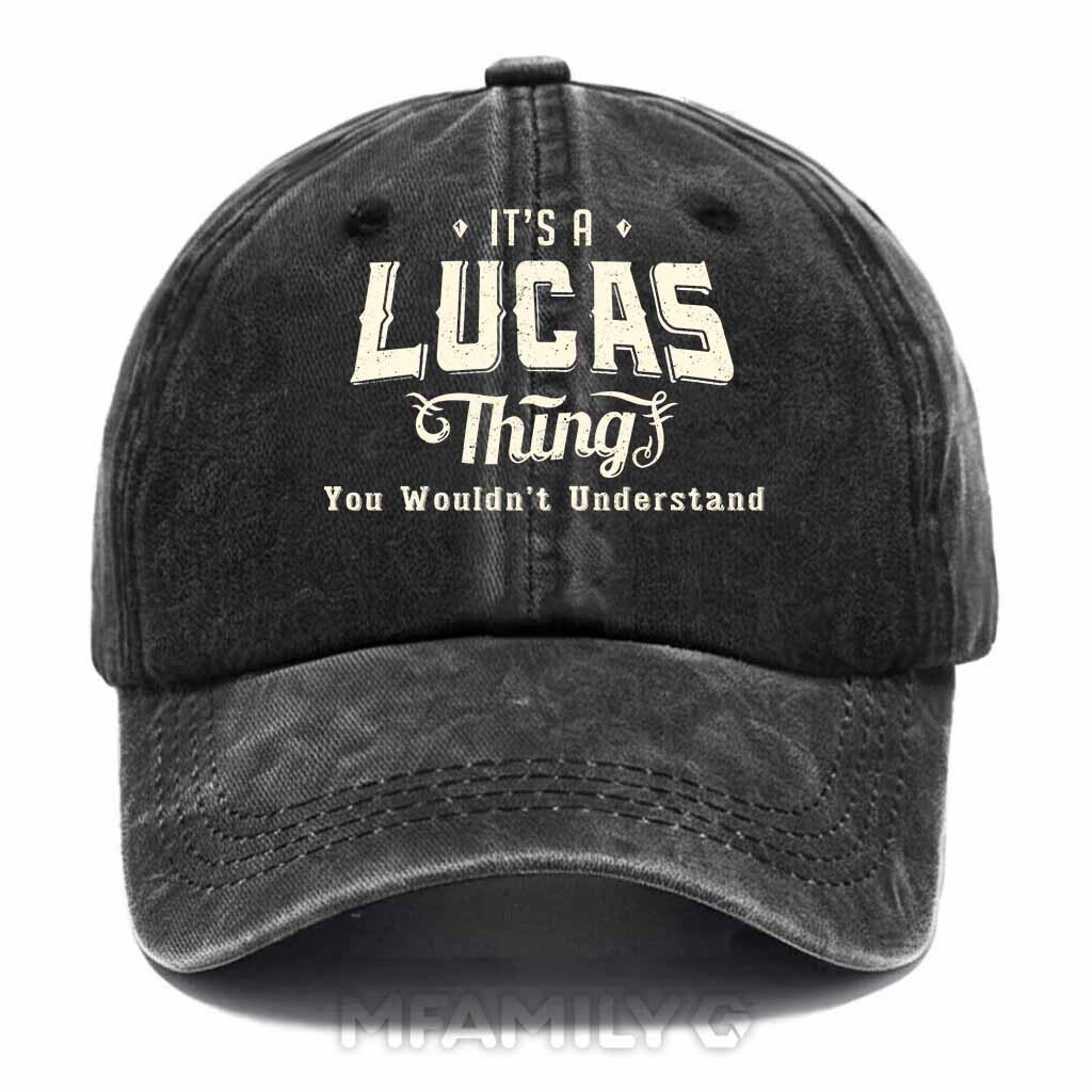 Lucas Thing Washed Baseball Cap