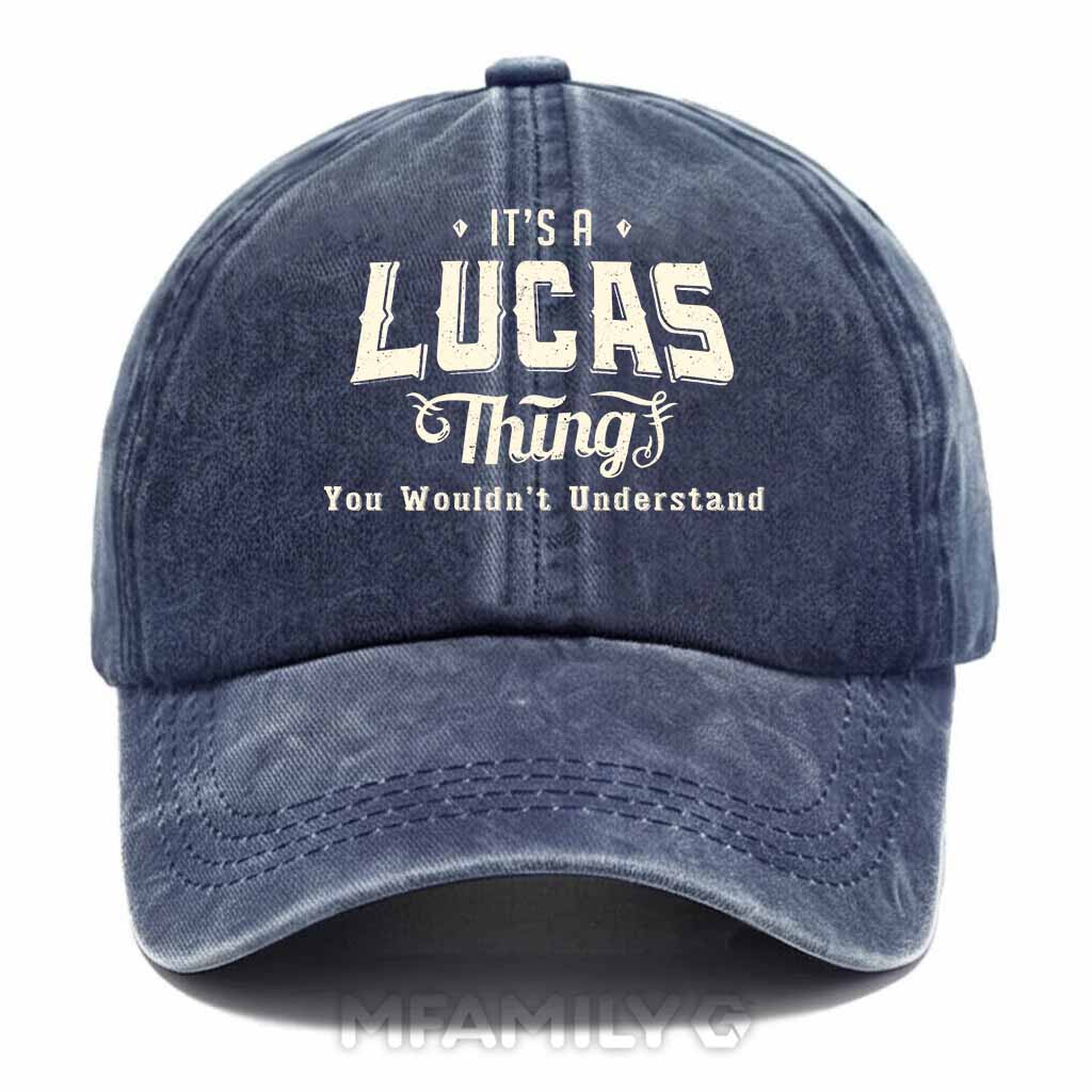 Lucas Thing Washed Baseball Cap