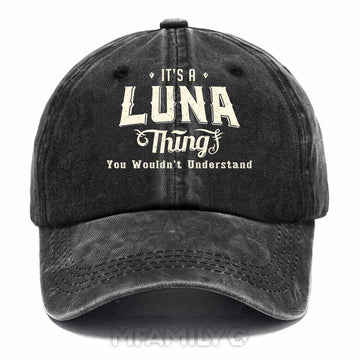 Luna Thing Washed Baseball Cap