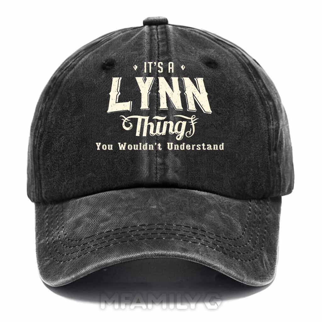 Lynn Thing Washed Baseball Cap