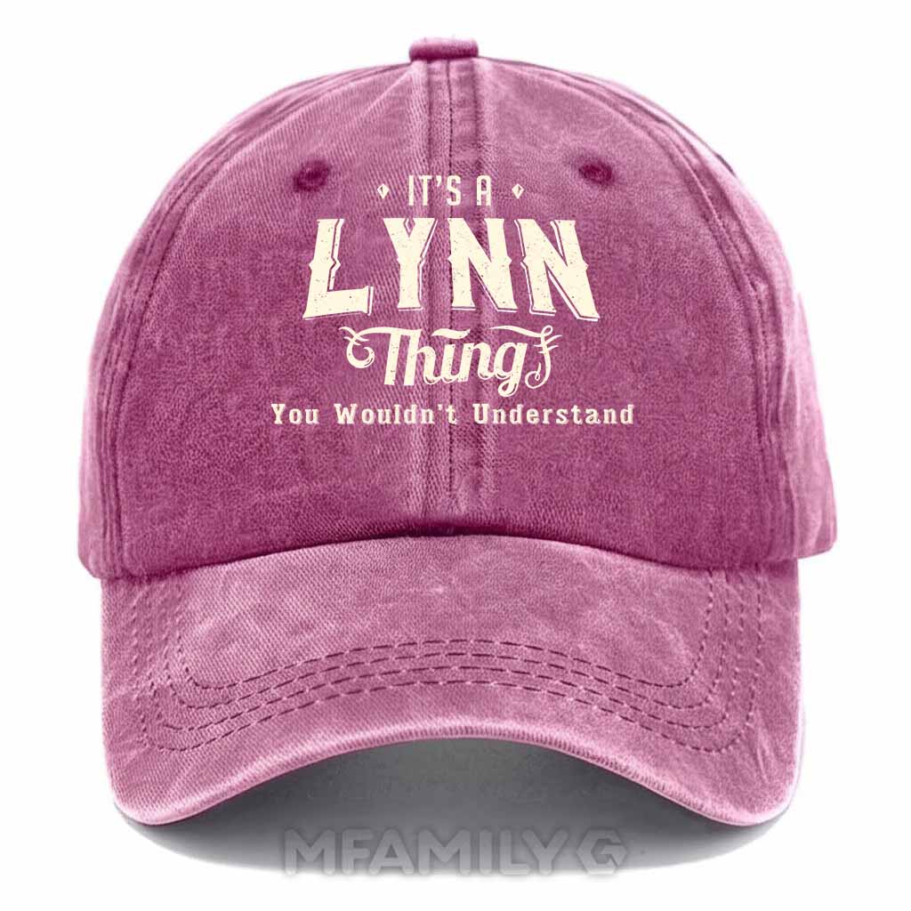 Lynn Thing Washed Baseball Cap