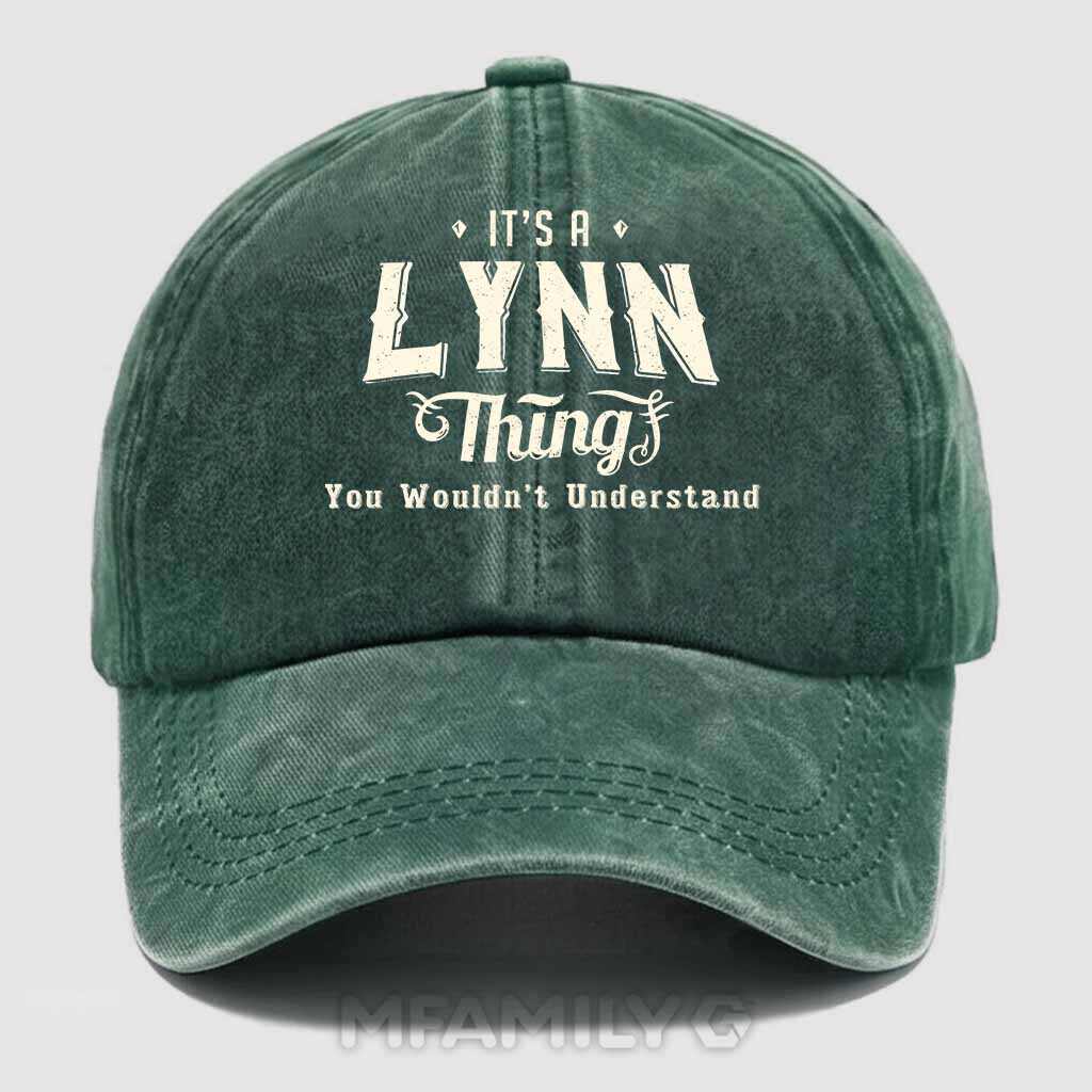 Lynn Thing Washed Baseball Cap