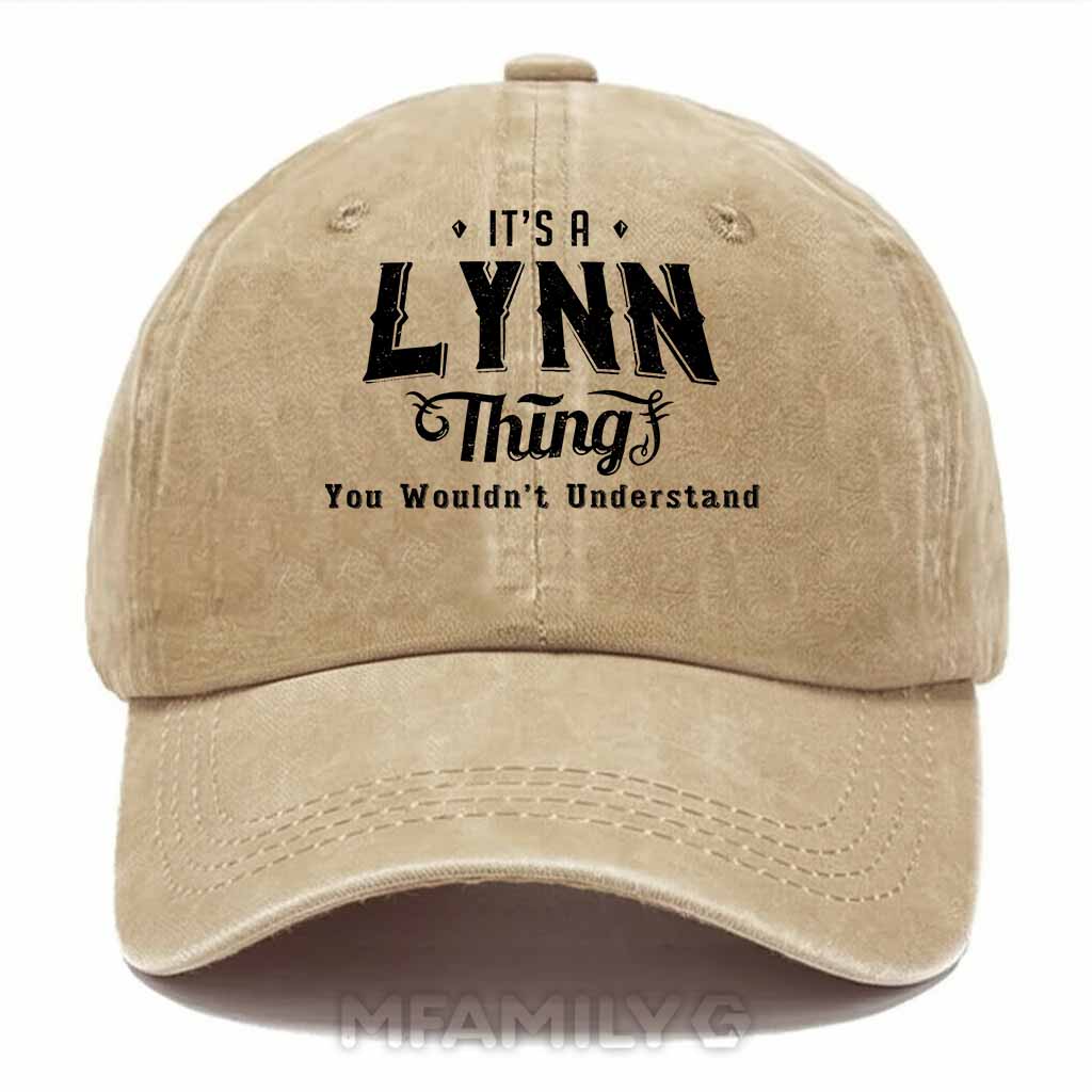 Lynn Thing Washed Baseball Cap