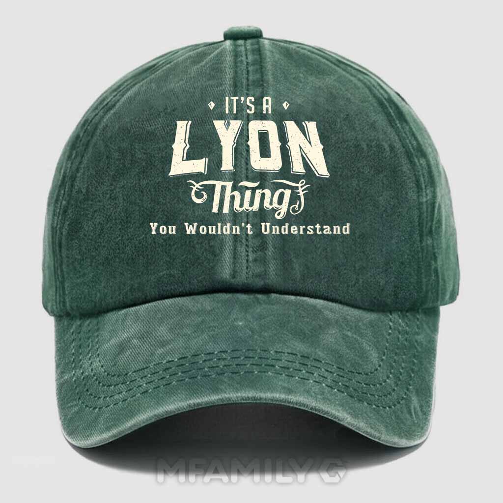 Lyon Thing Washed Baseball Cap