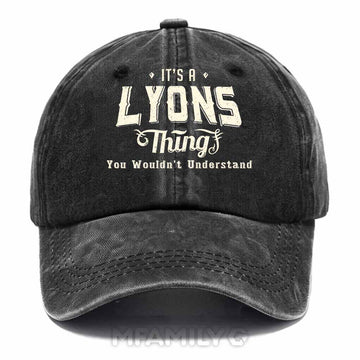 Lyons Thing Washed Baseball Cap