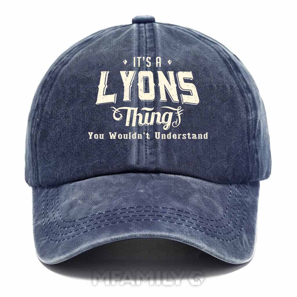 Lyons Thing Washed Baseball Cap