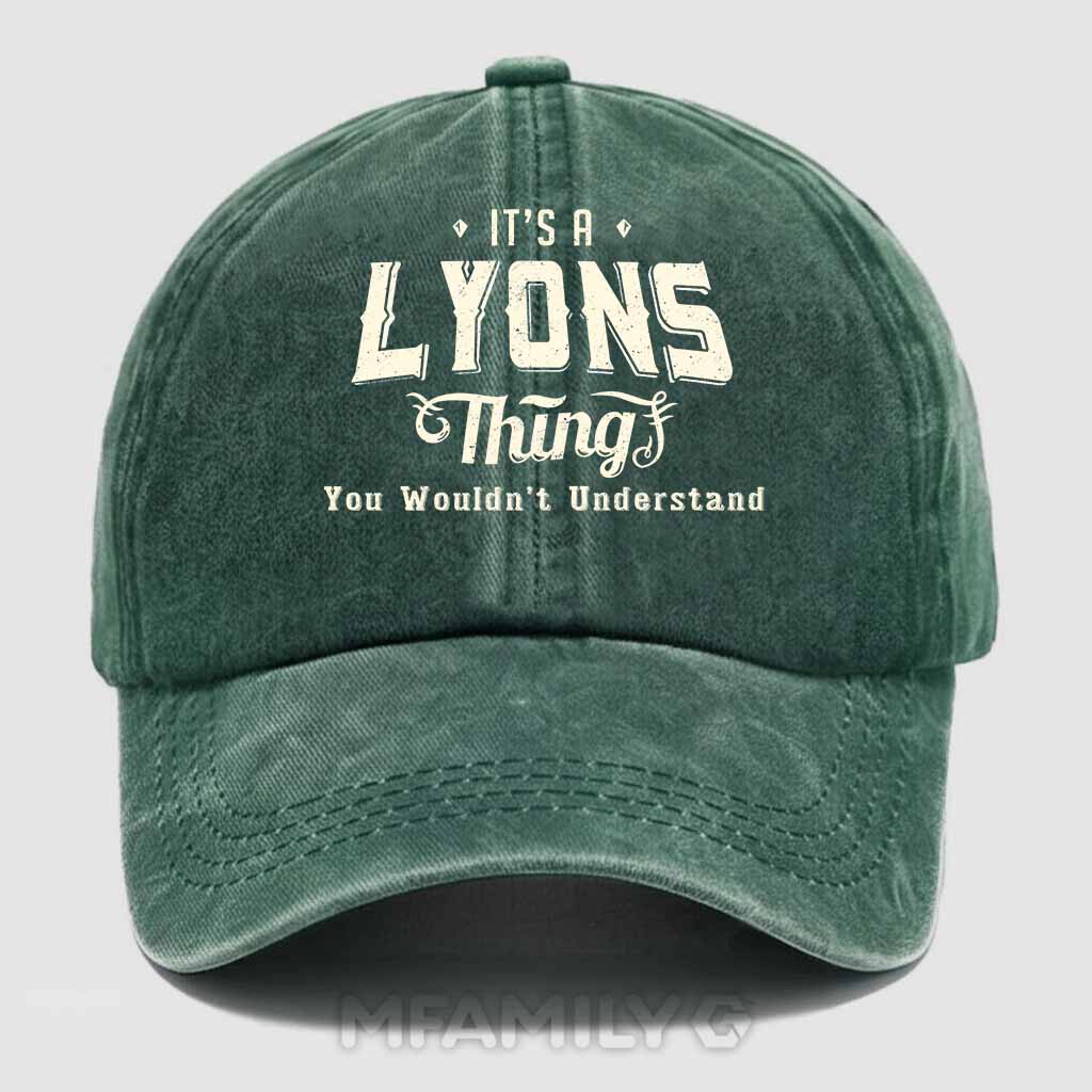 Lyons Thing Washed Baseball Cap