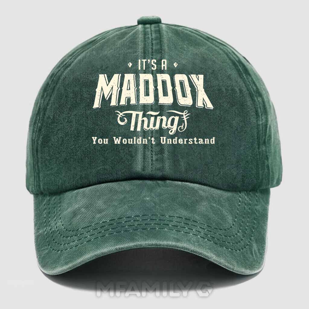 Maddox Thing Washed Baseball Cap