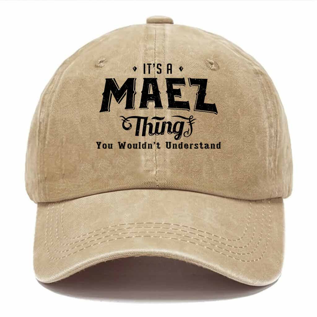 Maez Thing Washed Baseball Cap