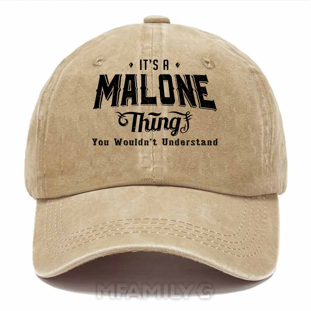 Malone Thing Washed Baseball Cap