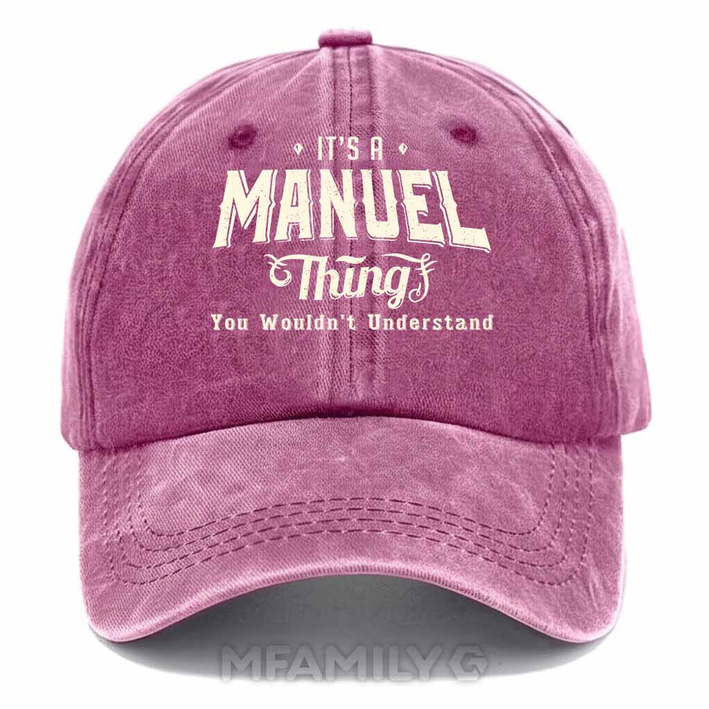 Manuel Thing Washed Baseball Cap