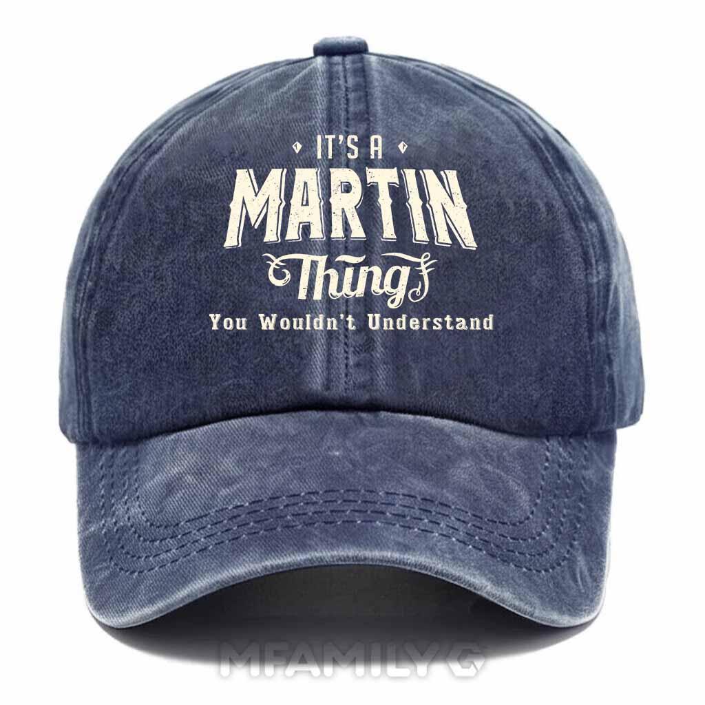 Martin Thing Washed Baseball Cap
